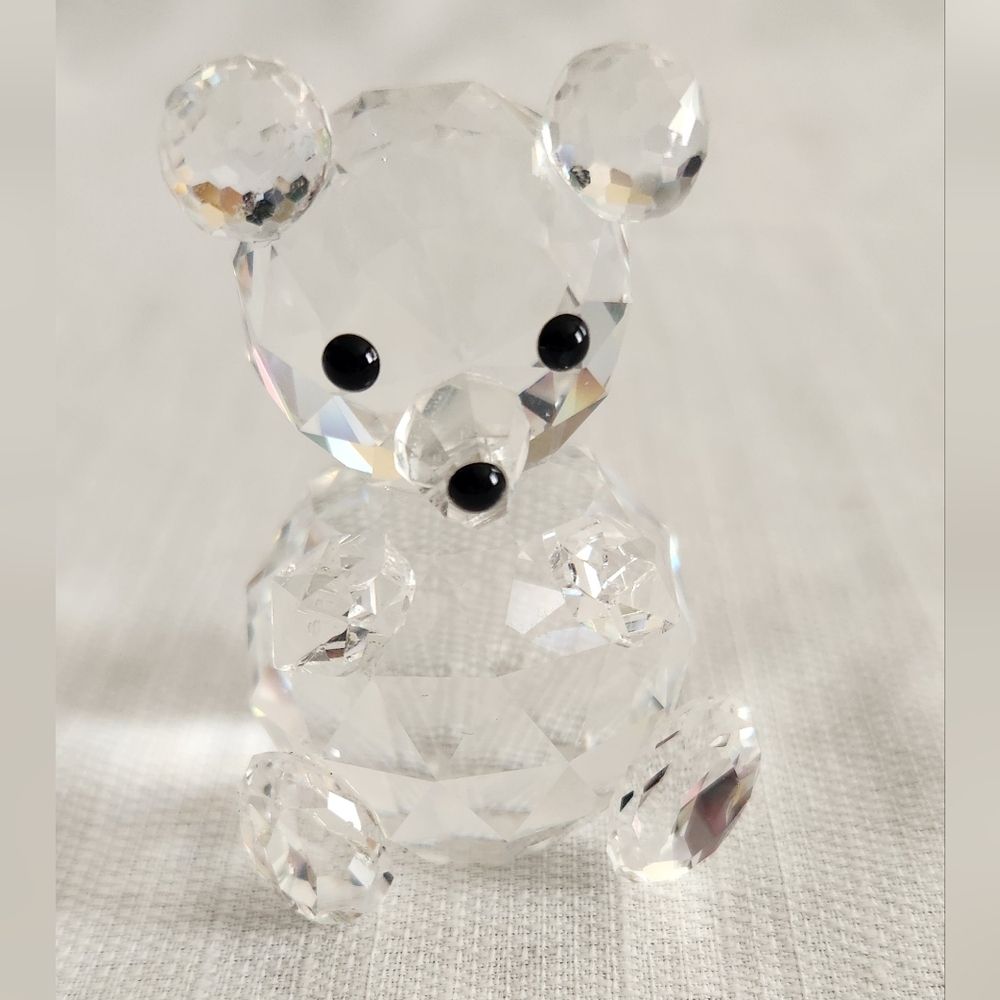 Swarovski Crystal Bear with Black Accents - Picture 2 of 14